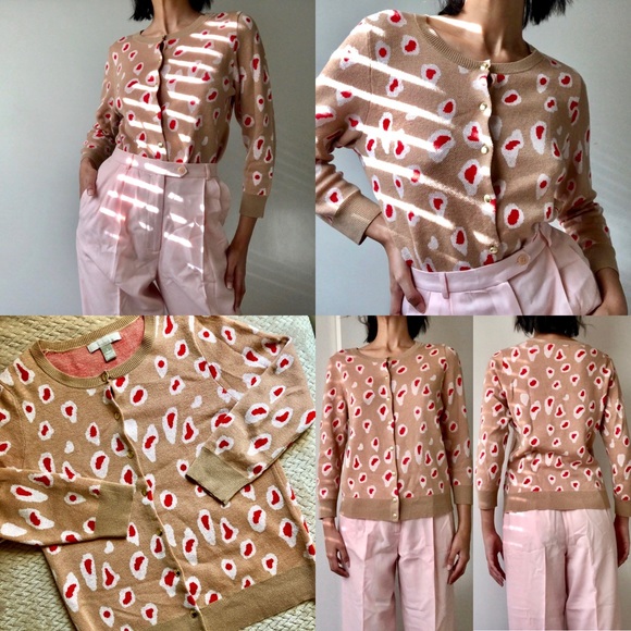 Leopard Knit Cardigan - Picture 4 of 5